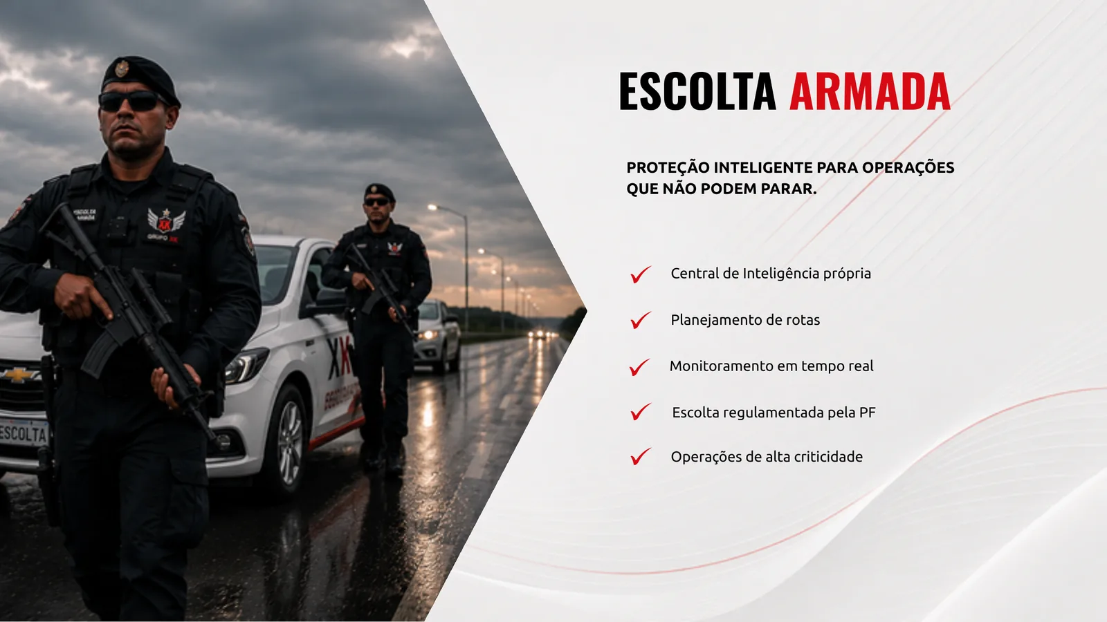 Serviços de escolta armada